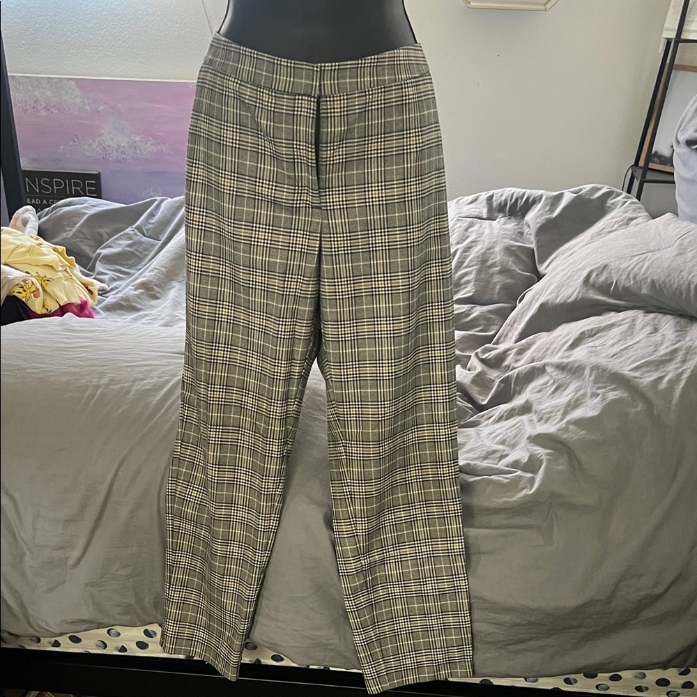 Stylish Plaid Trousers